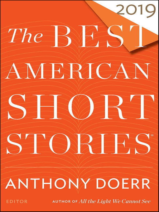 Title details for The Best American Short Stories 2019 by Anthony Doerr - Available